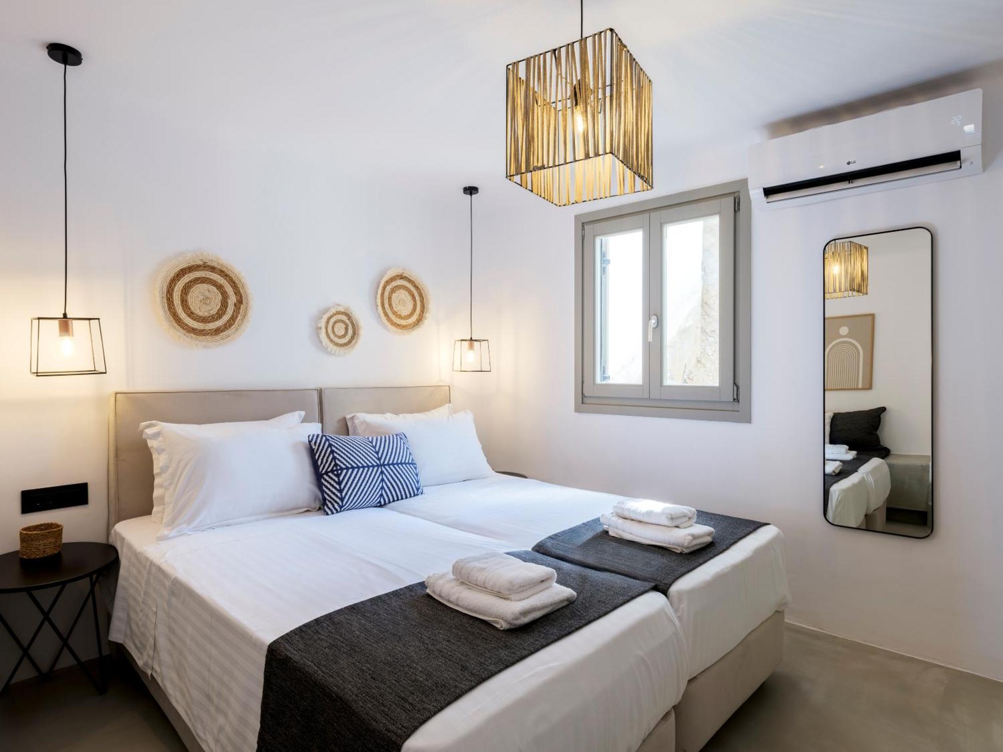 Sea Rock & Sky Private Mykonos Residence Merchia Beach Экстерьер фото