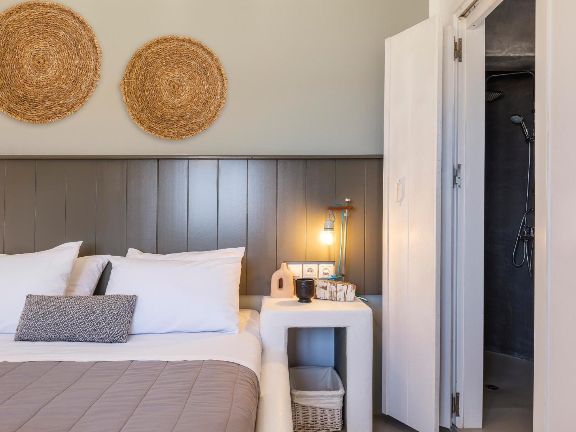 Sea Rock & Sky Private Mykonos Residence Merchia Beach Экстерьер фото